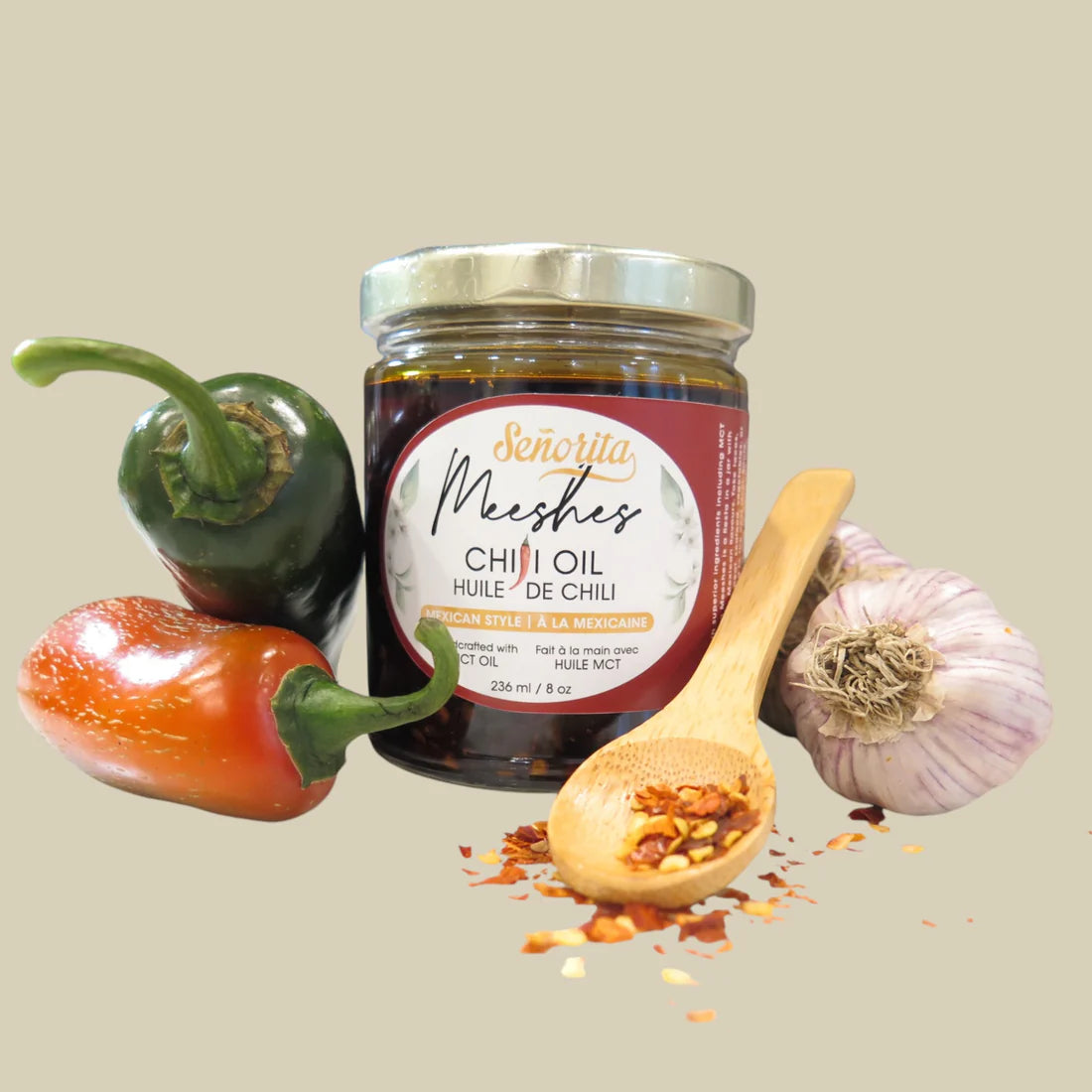Meeshes Mexican Style Chili Oil - 236ml