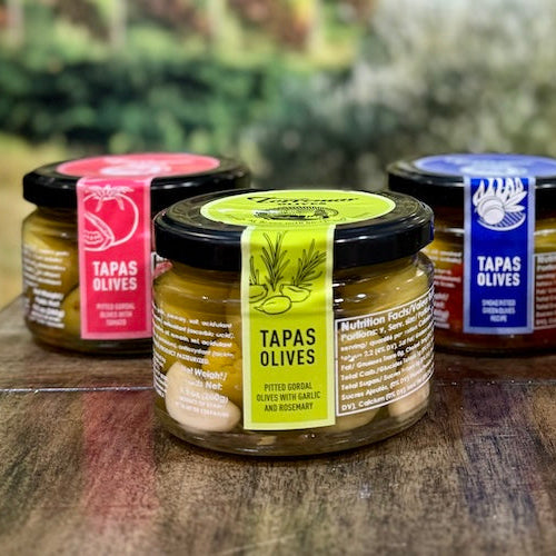 Torremar Olives Garlic and Rosemary Tapas Olives - 280g – Vegan Supply Torremar Olives Garlic and Rosemary Tapas Olives - 280g – Vegan Supply