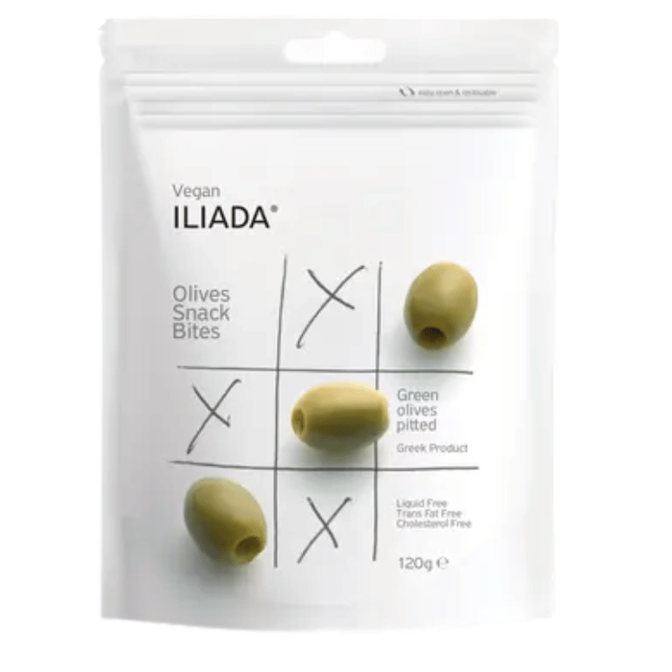 Iliada Green Olive Snack Pack - 120g