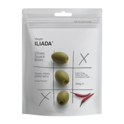Iliada Spicy Green Olive Snack Pack - 120g