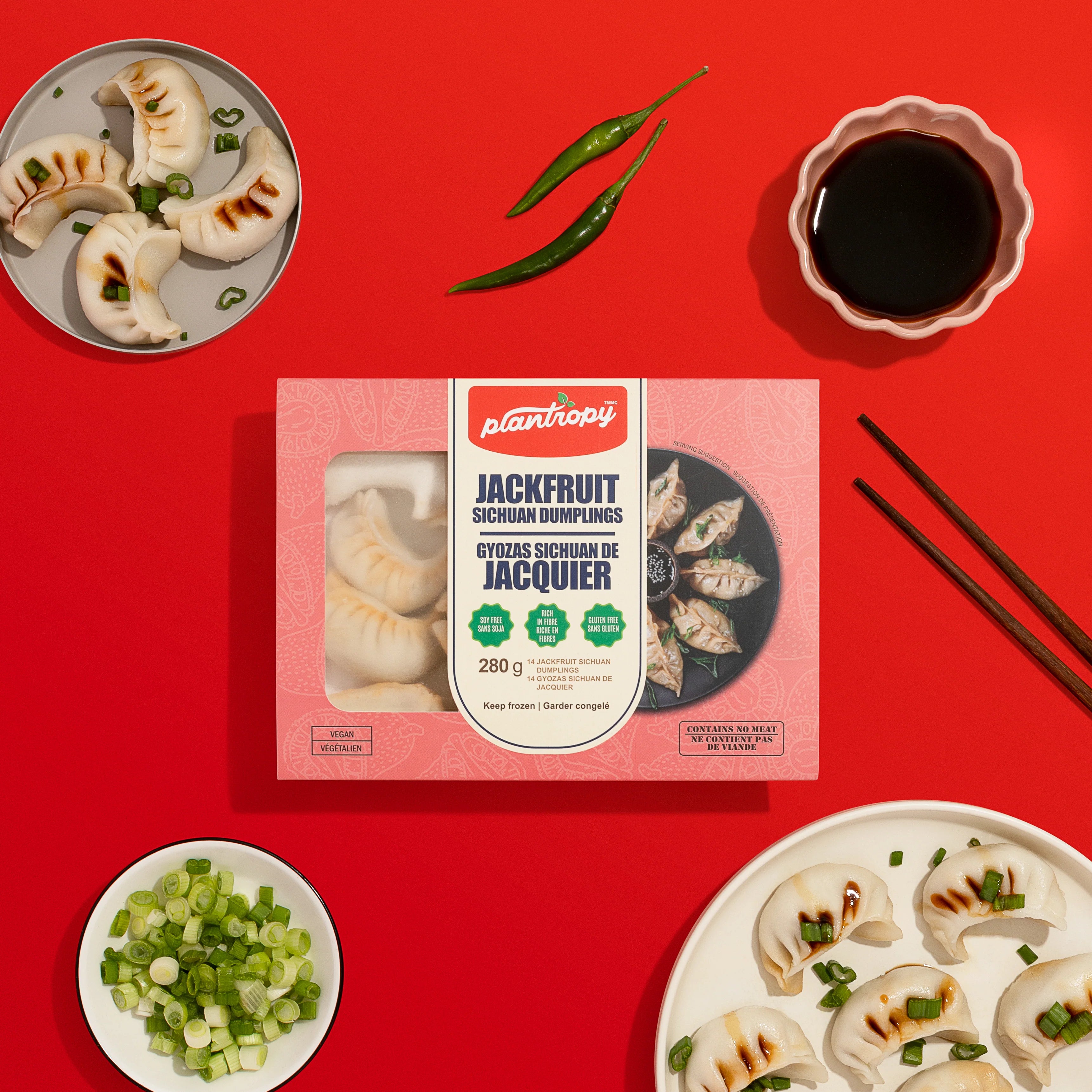 Plantropy Jackfruit Sichuan Dumplings - 280g