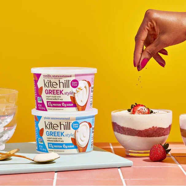 Kite Hill Unsweetened Plain Greek Yogurt - 454g