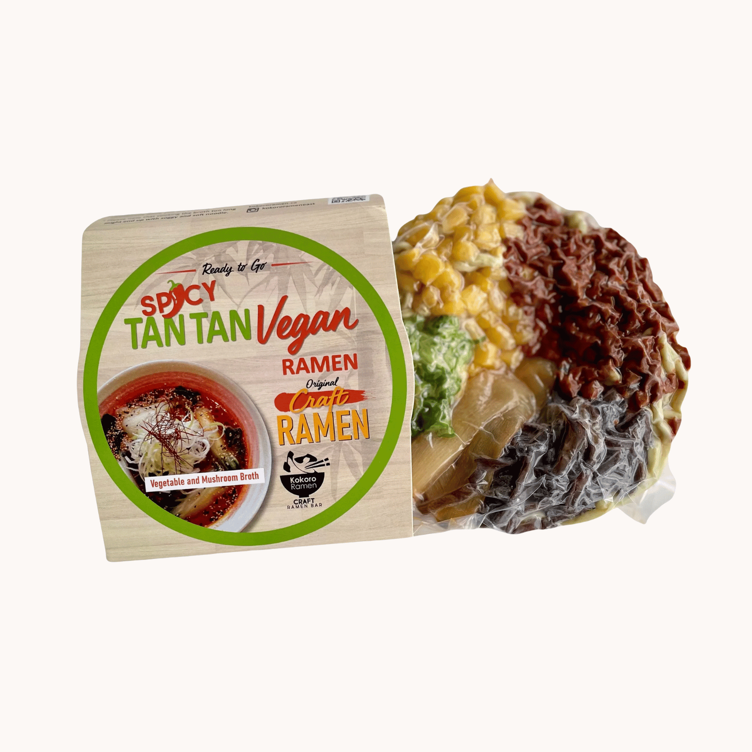 Kokoro Ready To Go Spicy Vegan Tan Tan Ramen - 800g
