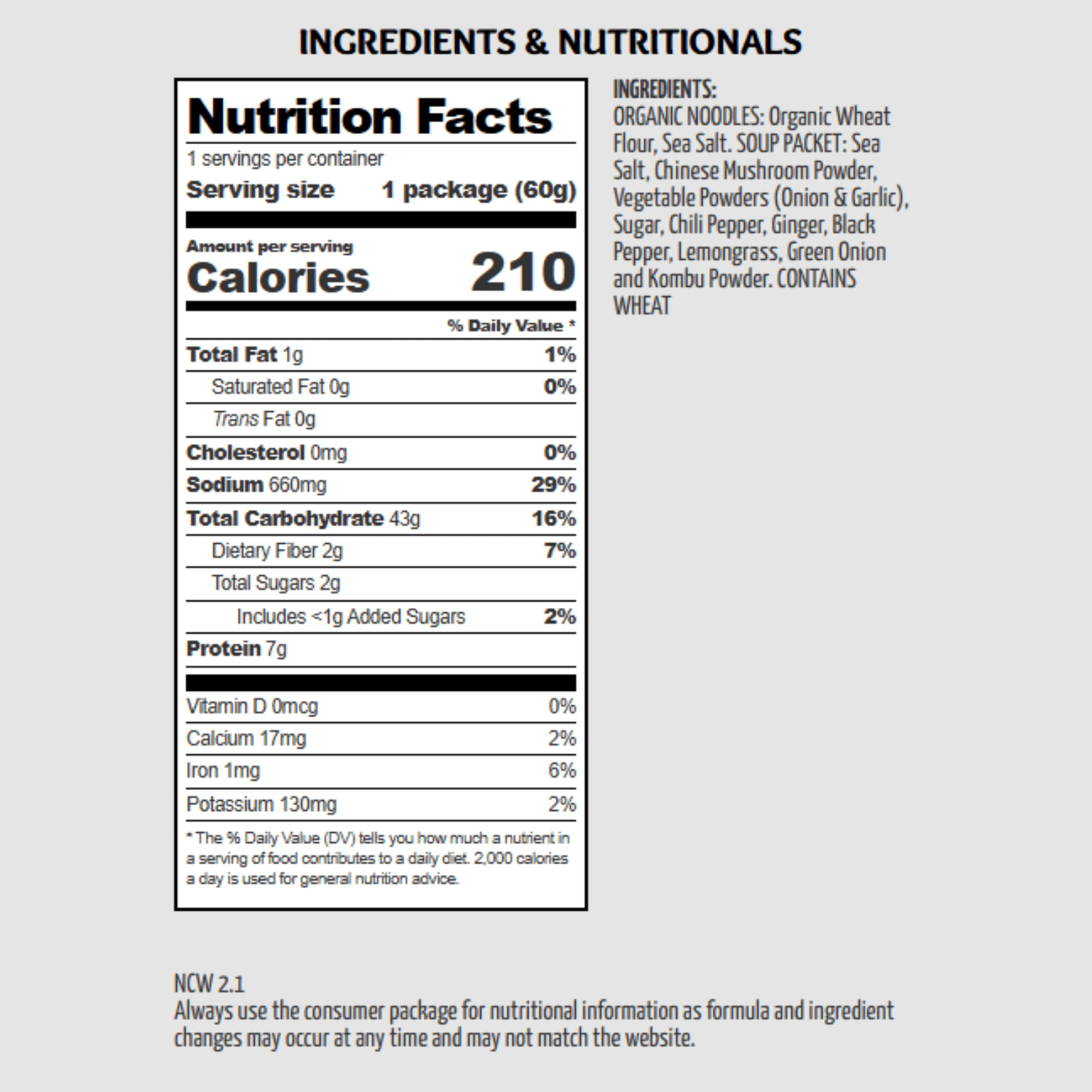 Koyo Lemongrass Ginger Ramen