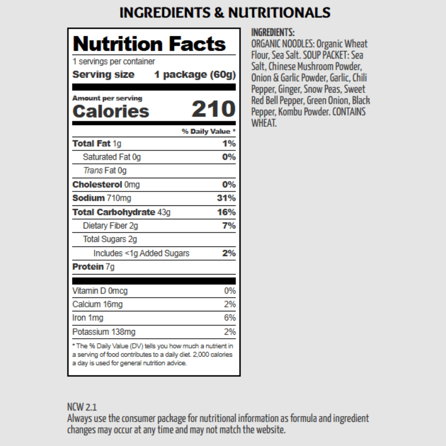 Koyo Asian Vegetable Ramen