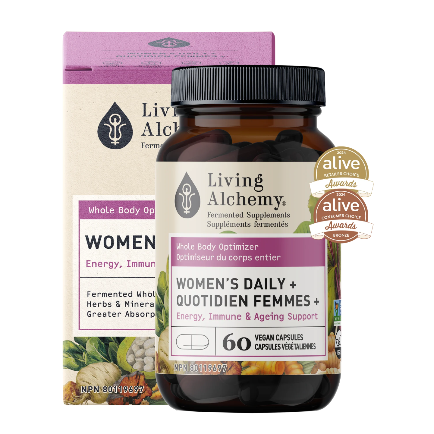 Living Alchemy Women's Daily + - 60 caps