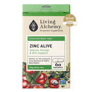 Living Alchemy Zinc Alive - 60 caps