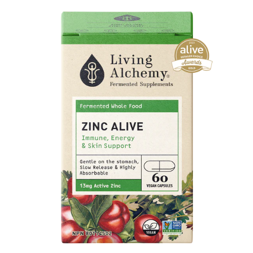 Living Alchemy Zinc Alive - 60 caps