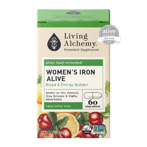 Living Alchemy Iron Alive pour femmes - 60 capsules 