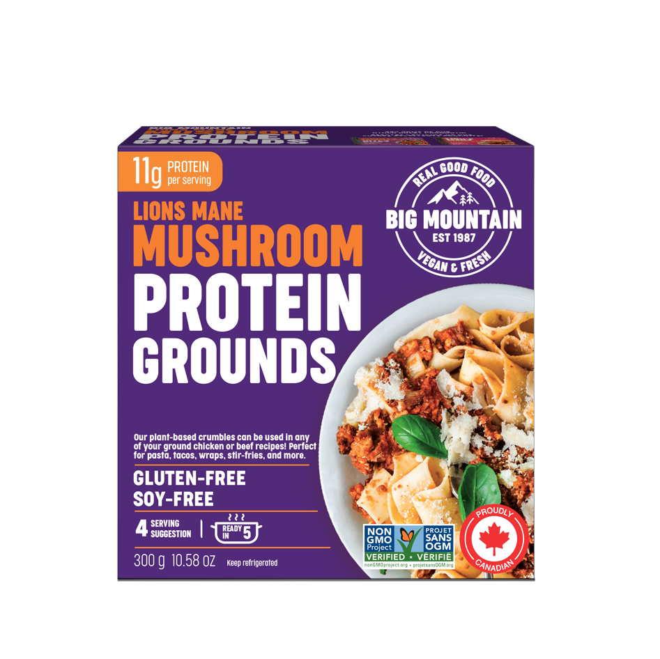Crumble aux champignons crinière de lion de Big Mountain Foods - 300g