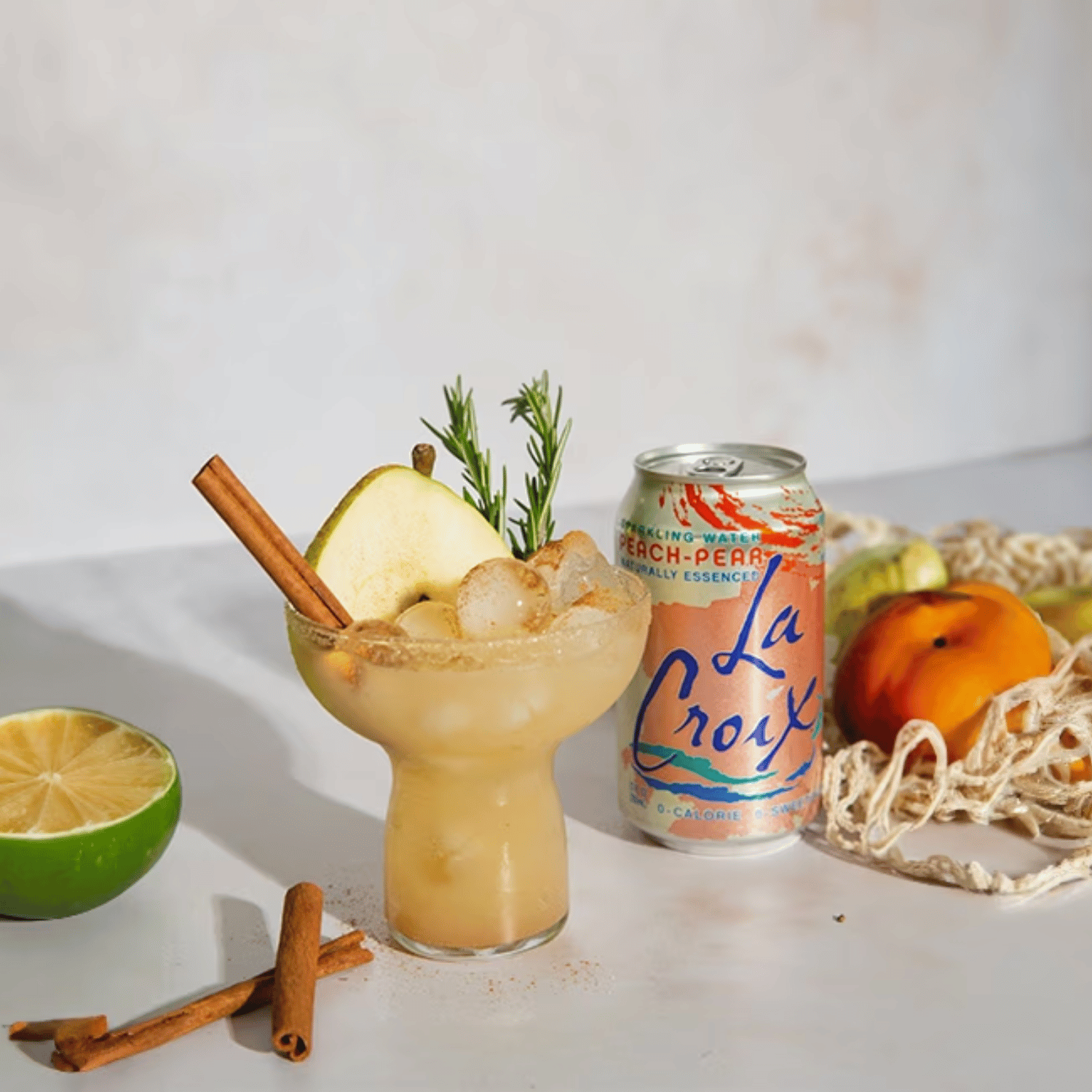 La Croix Peach Pear Sparkling Water - 355ml