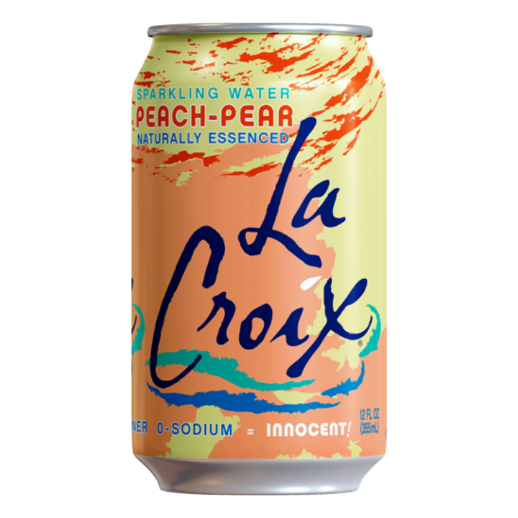 La Croix Peach Pear Sparkling Water - 355ml