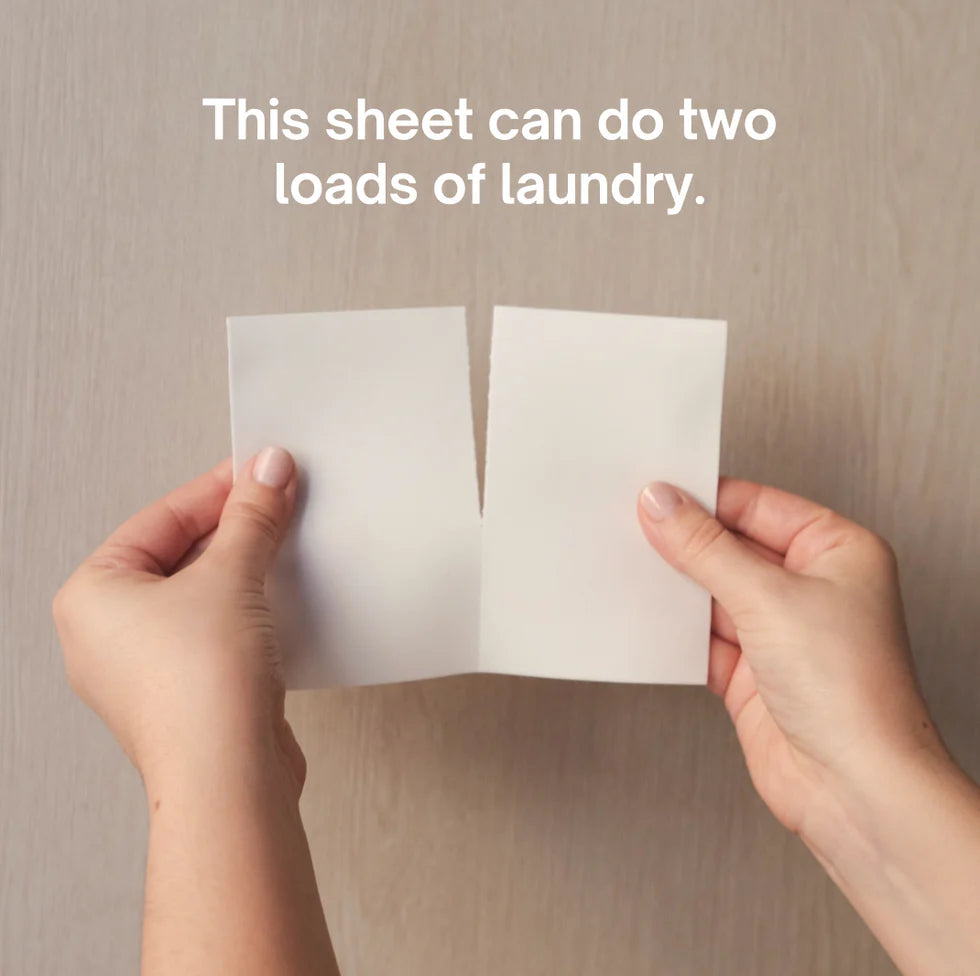 Eco Living Club Fragrance-Free Laundry Detergent Strips - 40 Loads