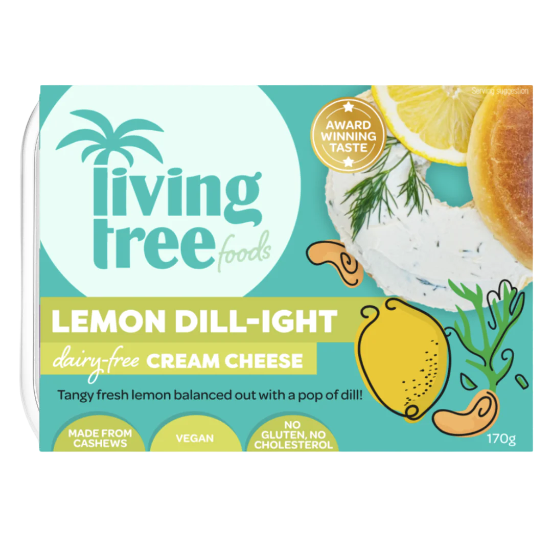 Living Tree Foods Fromage à la crème au citron et à l'aneth - 170g