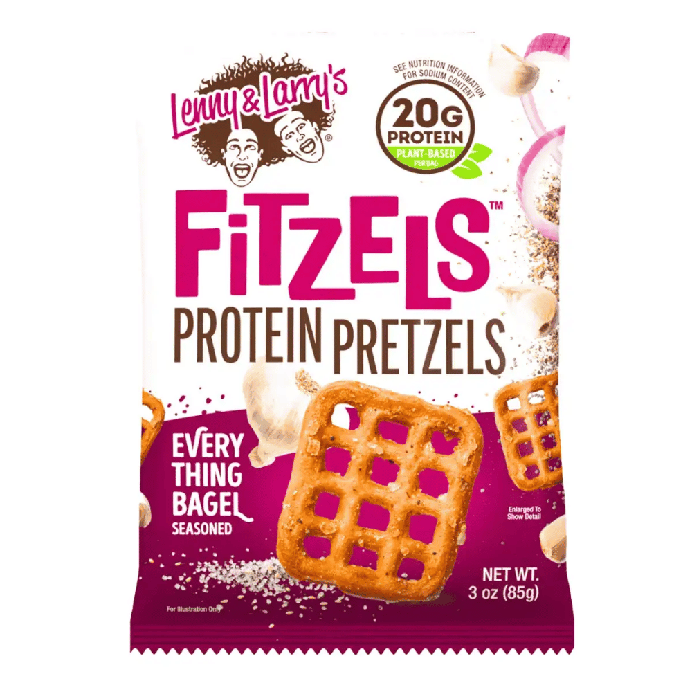 Lenny & Larry's Everything Bagel Fitzels Protein Pretzels - 85g