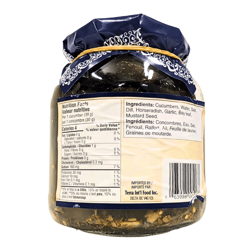 Lisc Brined Dill Pickles - 625ml