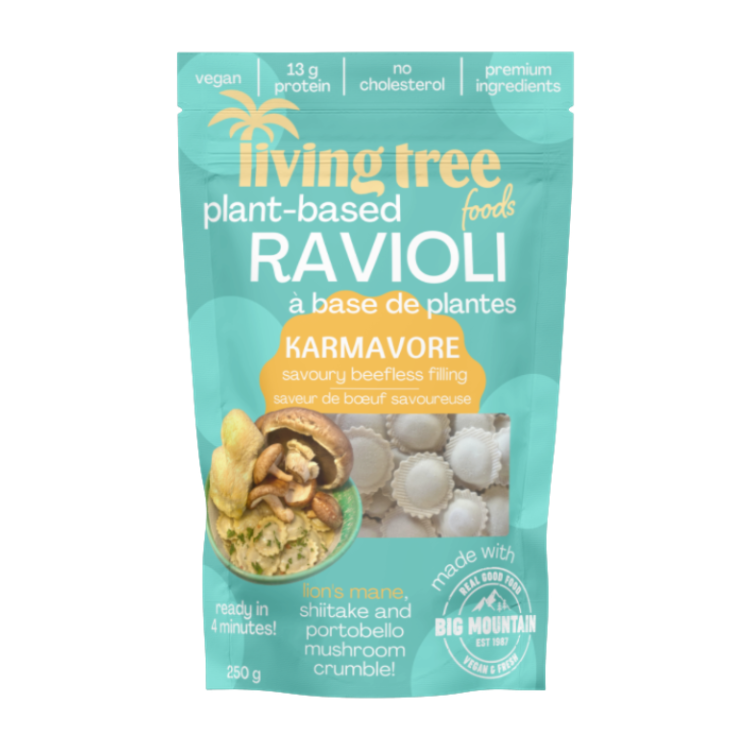 Living Tree Foods Karmavore Beefless Ravioli - 250g