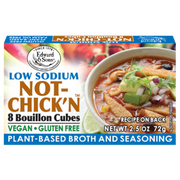 Edward &amp; Sons Low Sodium Not-Chick'n Bouillon Cubes - 72g