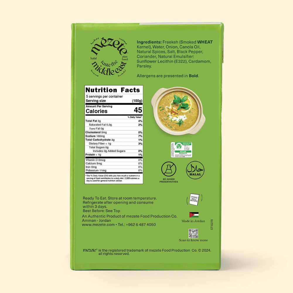 Mezete Freekah Soup - 500g