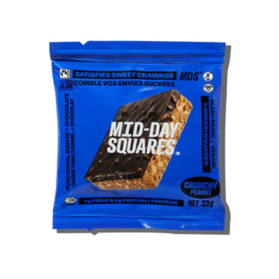 Mid-Day Squares Crunchy Peanut Square - 33g – Vegan Supply