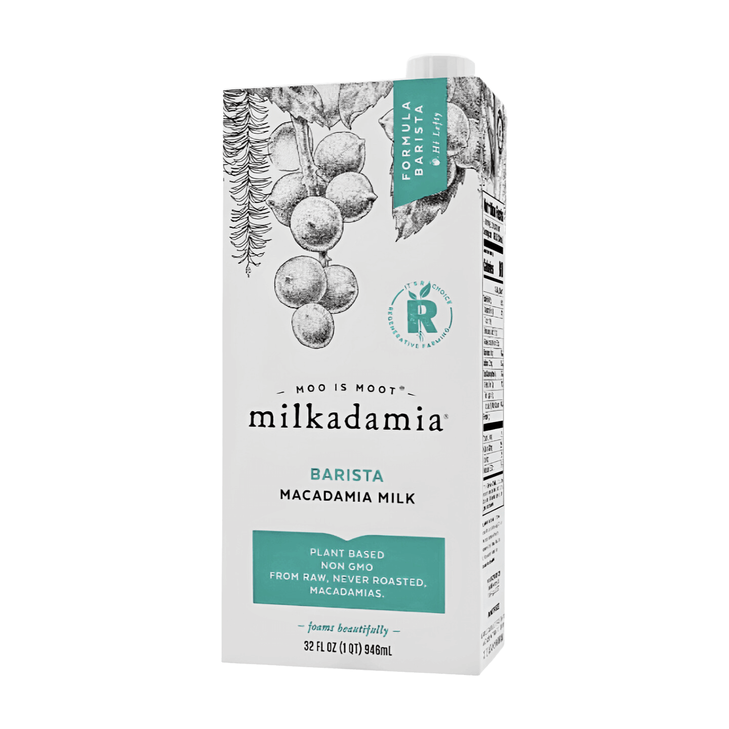Milkadamia Barista Macadamia Milk - 946ml