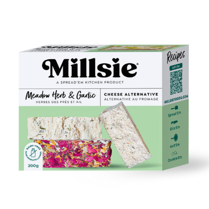 Millsie Meadow Herb & Garlic Cheese - 200g
