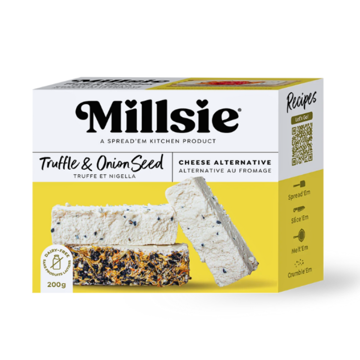 Millsie Truffle & Nigella Onion Seed Cheese - 200g