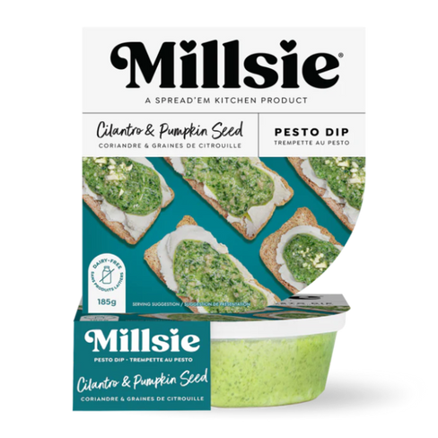 CLEARANCE - Millsie Cilantro & Pumpkin Seed Pesto Dip 185g