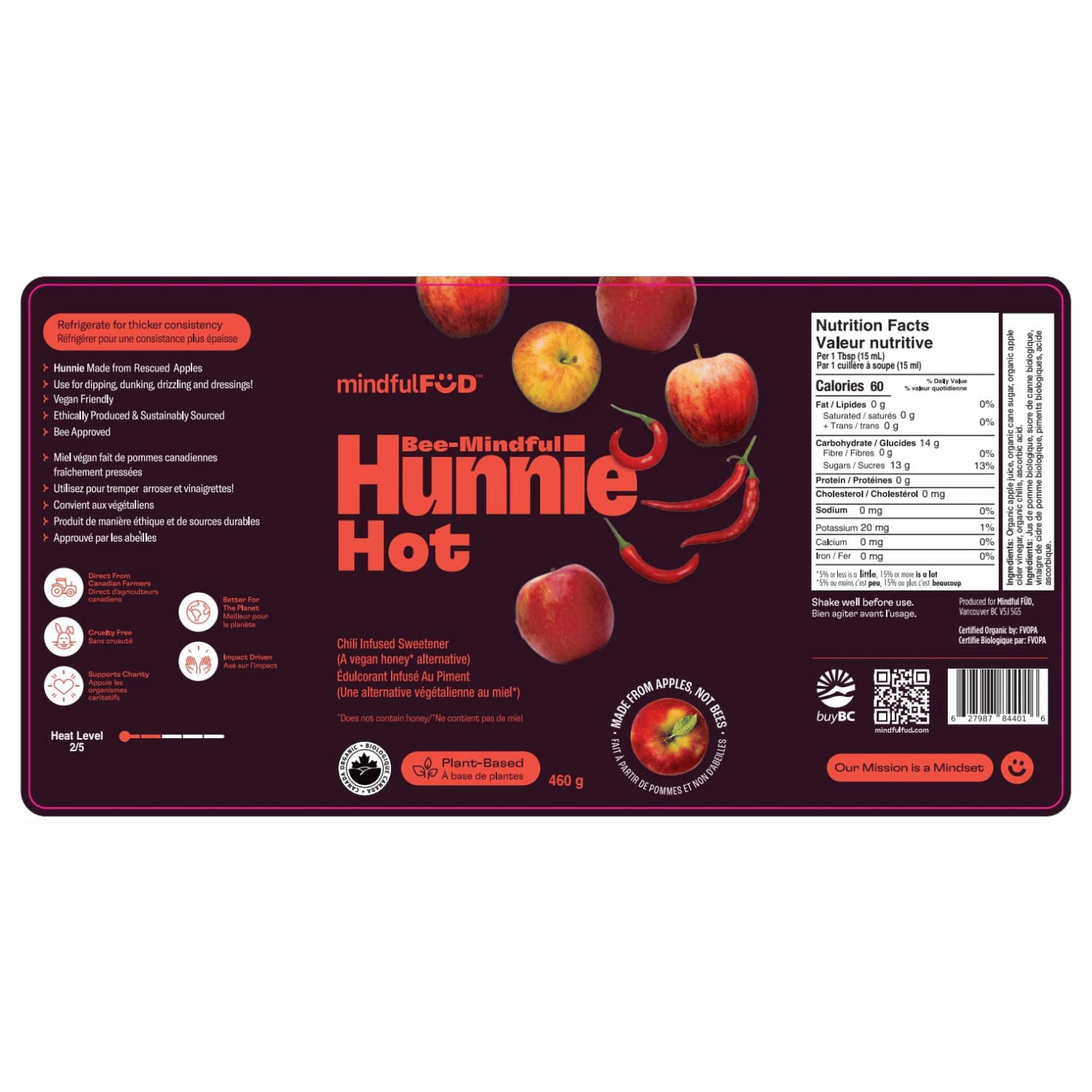 Mindful FÜD Bee-Mindful Hot Hunnie - 460g