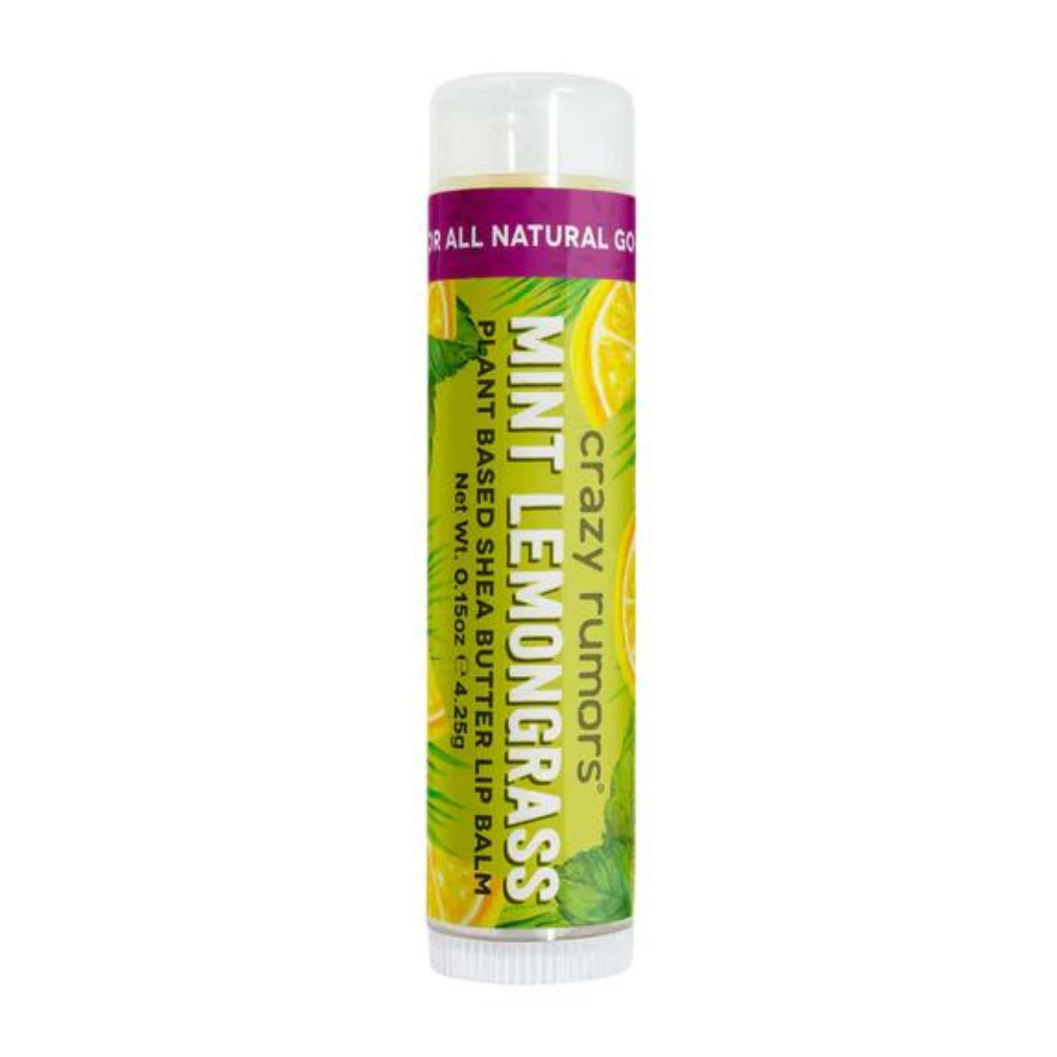 Crazy Rumors Mint Lemongrass Lip Balm - 4.2g