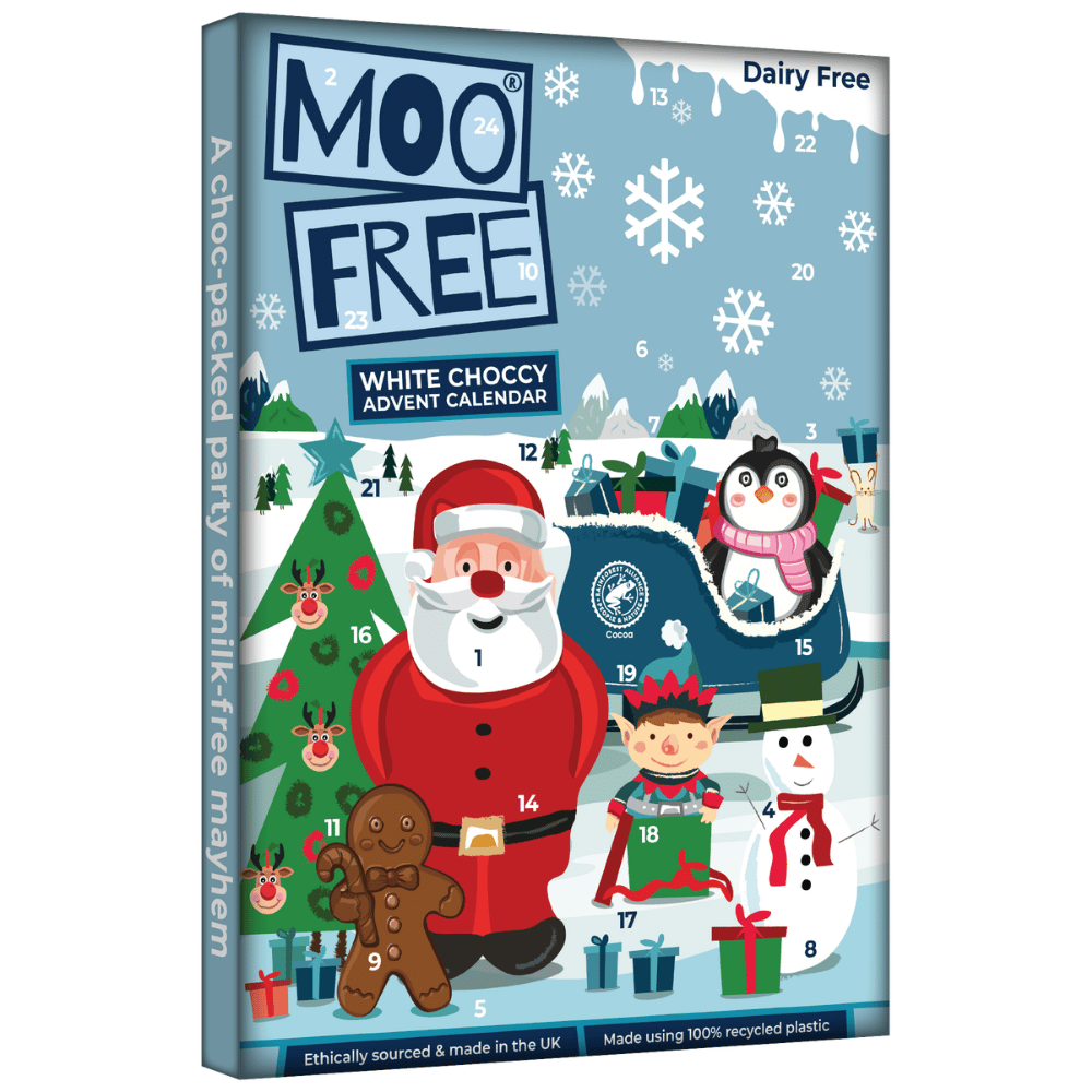 Moo Free White Chocolate Advent Calendar - 70g