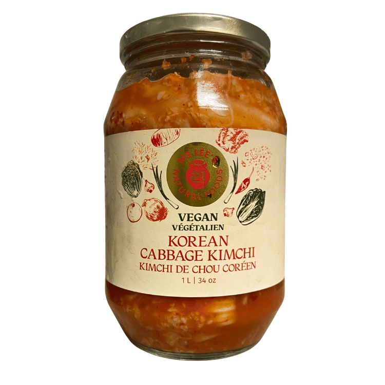 Ms Lee's Natural Foods Korean Cabbage Kimchi - 1L