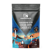 Ergogenics Mélange de 8 Champignons Cacao Chocolat Noir - 120g