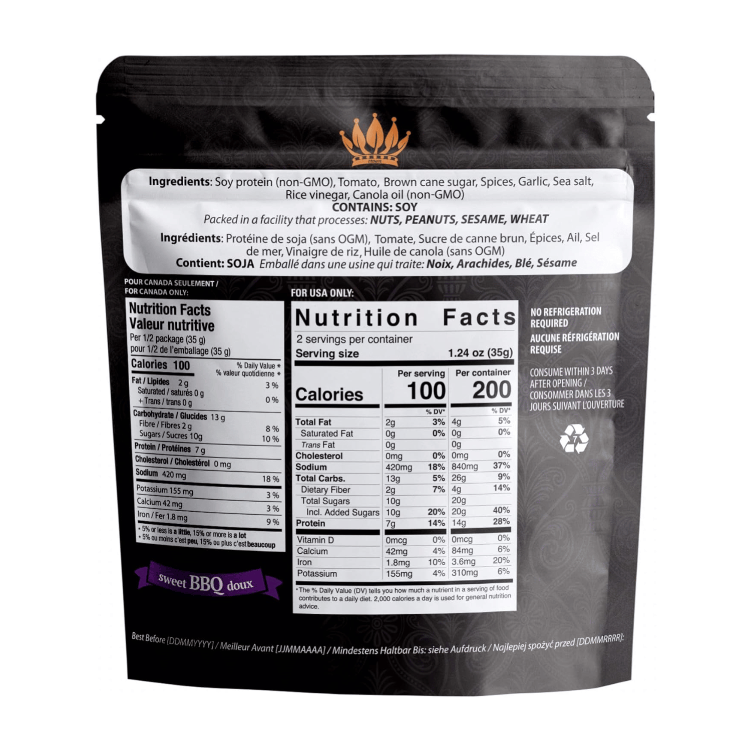 Noble Sweet BBQ Jerky - 70g