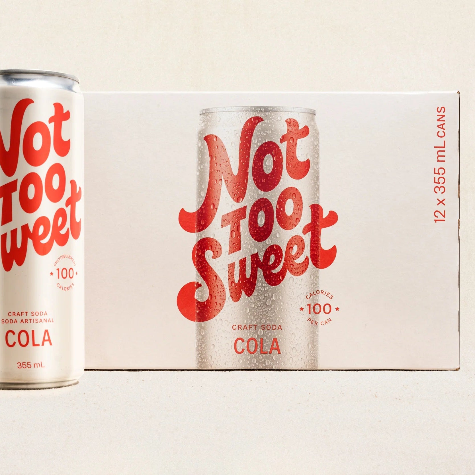 Not Too Sweet Craft Soda Cola - 355ml