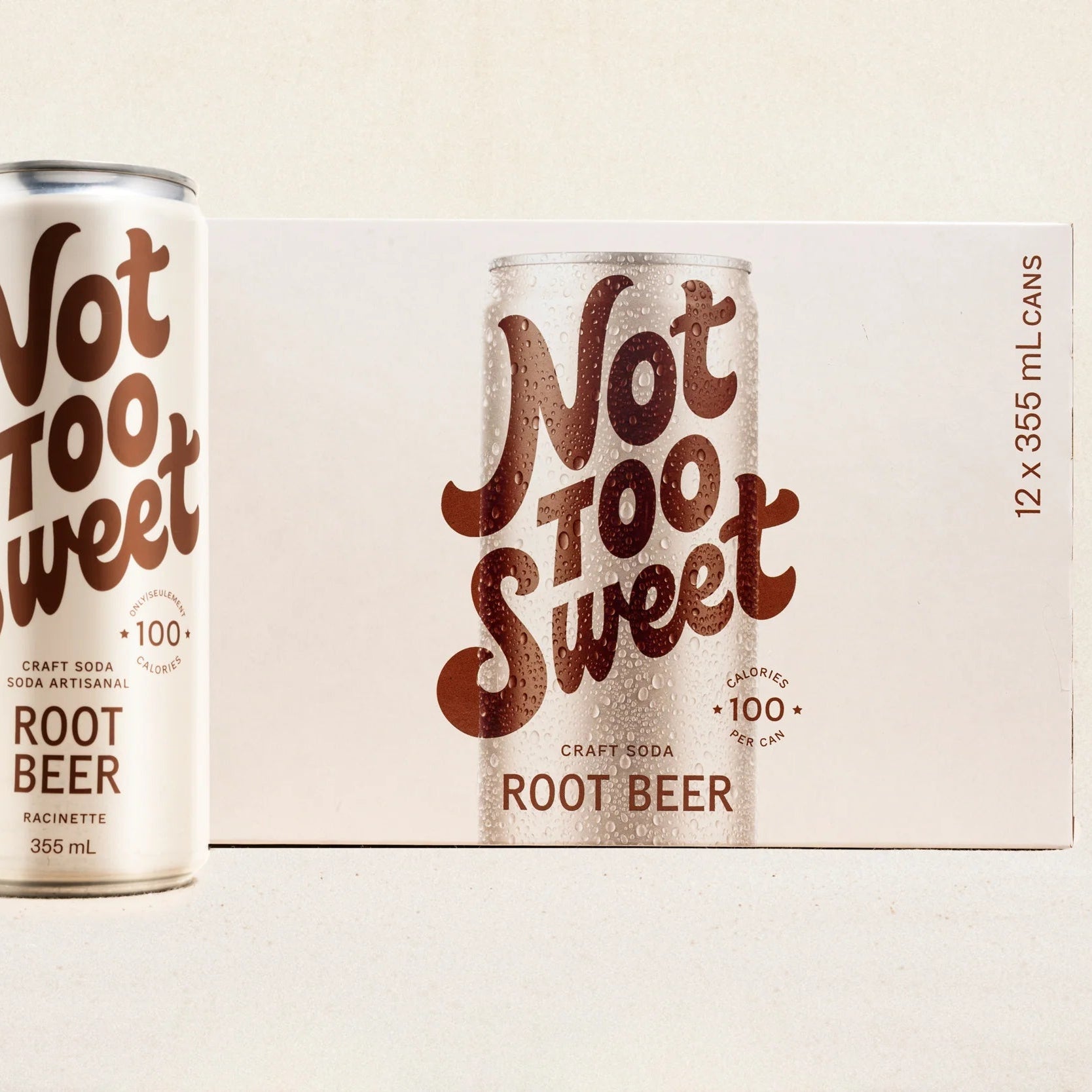 Not Too Sweet Craft Soda Root Beer - 355ml