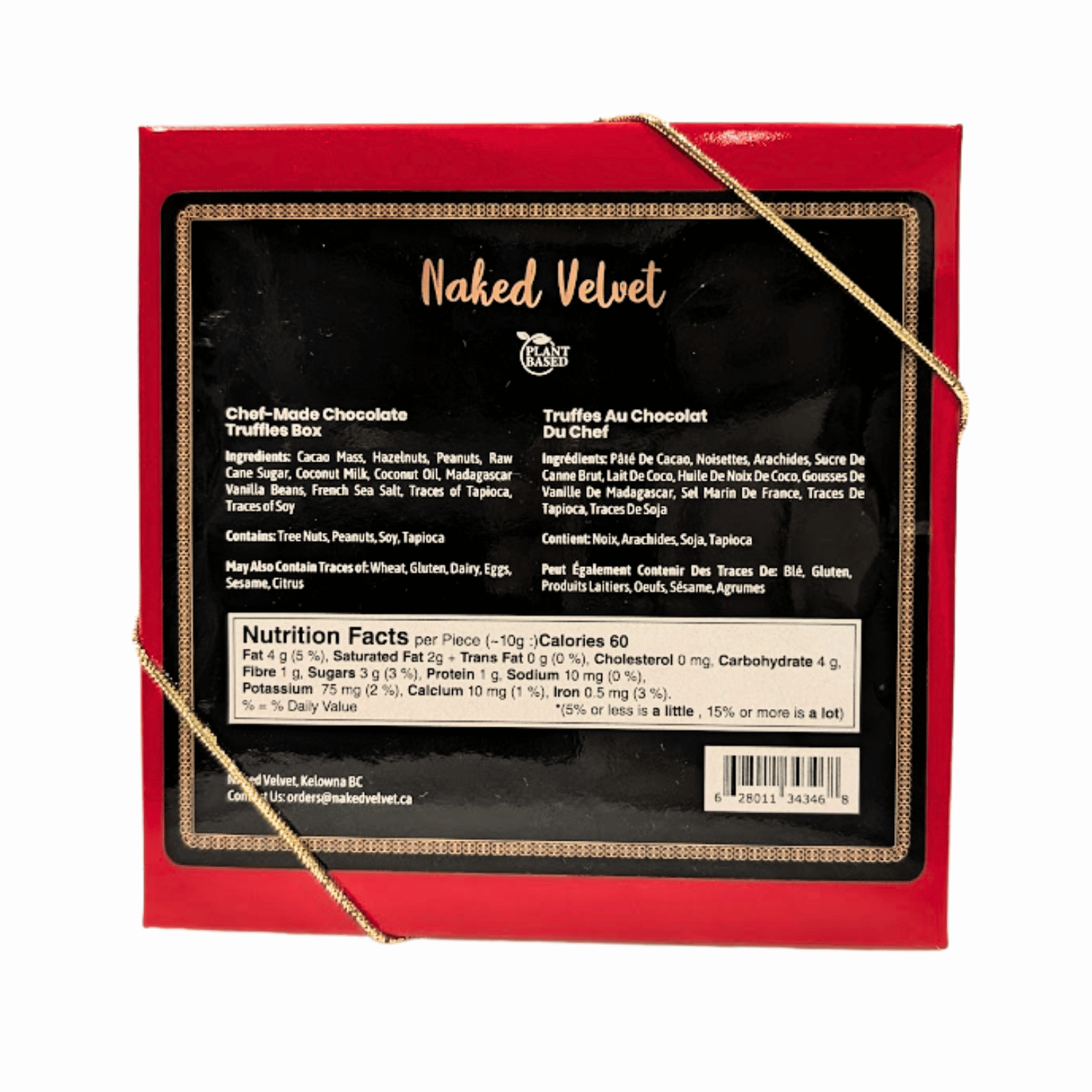 Naked Velvet Assorted Truffles Box - 90g