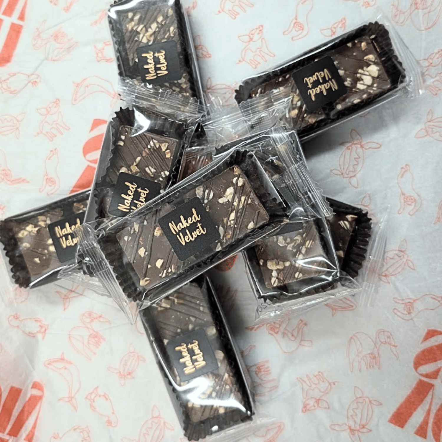 Naked Velvet Dark Chocolate Hazelnut Truffles - 20g