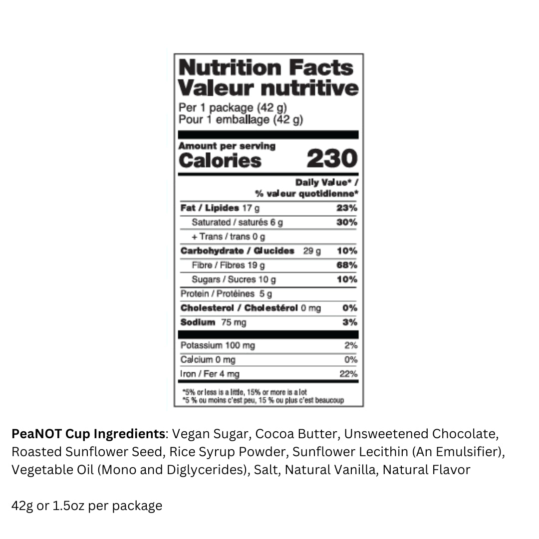 No Whey Foods PeaNOT Butter Cups - 42g