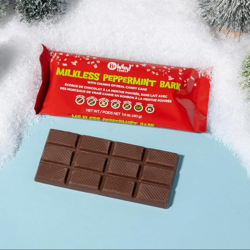 Écorces de chocolat à la menthe poivrée No Whey Foods - 40g