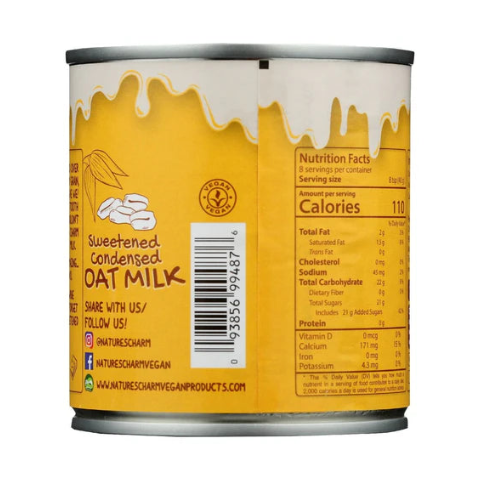 Nature's Charm Sweetened Condensed Oat Milk - 320g