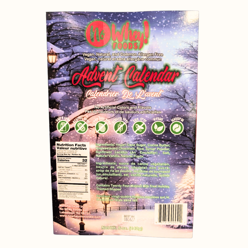 Calendrier de l'Avent au chocolat No Whey Foods - 142g
