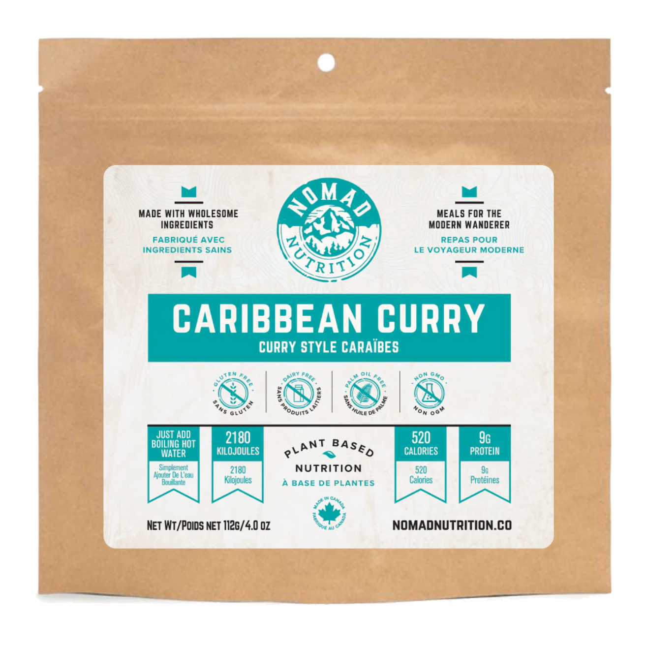Nomad Nutrition Caribbean Curry Adventure Meal - 112g