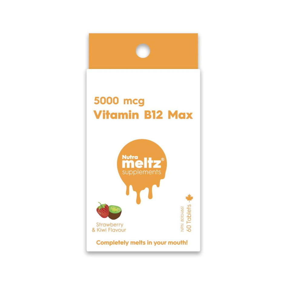 Nutrameltz B12 Max Tablets 5000mcg - 60 Tablets