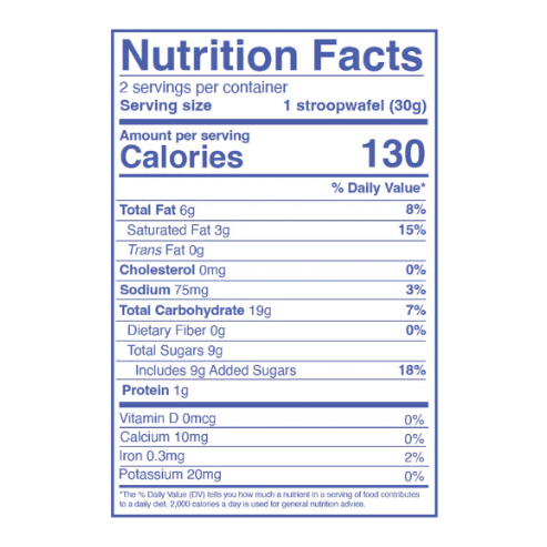 Stroop Club Vegan Chai Caramel Stroopwafel Cookies - 60g