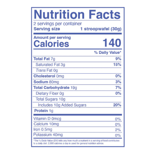 Stroop Club Vegan Chocolate Caramel Stroopwafel Cookies - 60g
