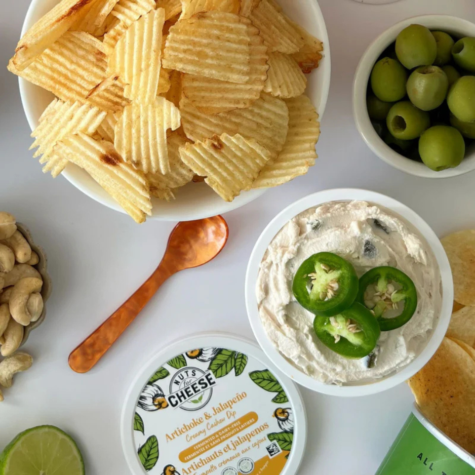 Nuts For Cheese Artichoke & Jalapeño Creamy Cashew Dip - 210g