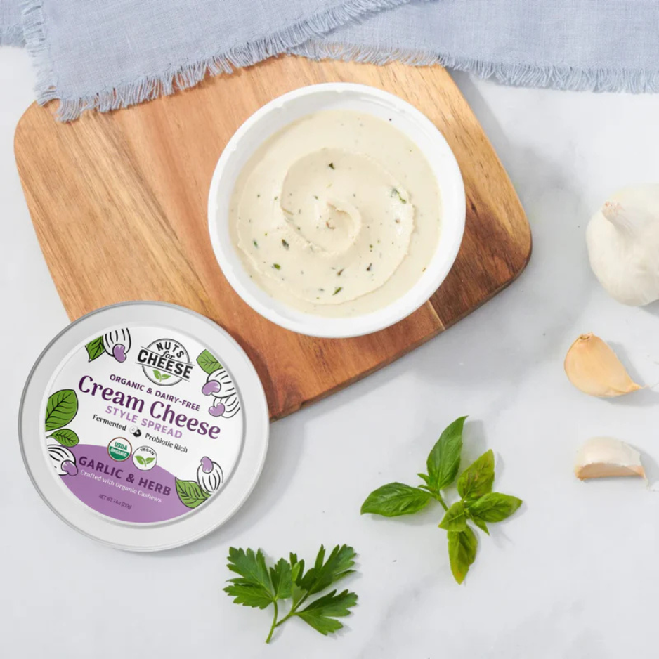 Nuts For Cheese Garlic & Herb Cashew Cream Cheese - 210g