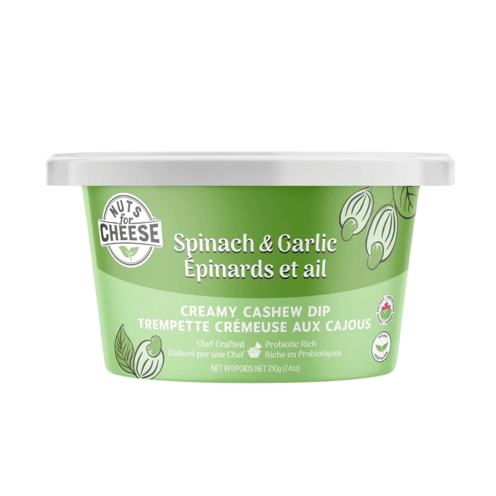 Nuts For Cheese Spinach & Garlic Cashew Dip - 210g