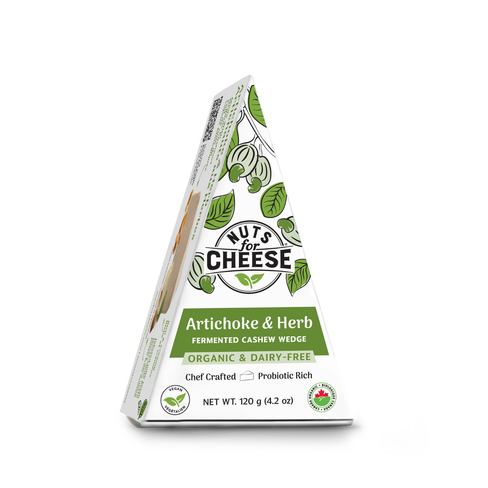 CLEARANCE - Nuts For Cheese Artichoke and Herb - 120g